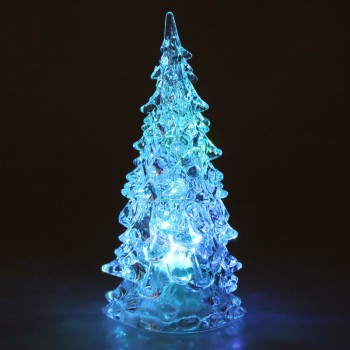 Χριστουγεννιάτικο δέντρο μινιατούρα με εναλλασσόμενο φωτισμό