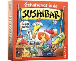 Geharrewar in de Sushibar Dice game 2-5 players (NL)