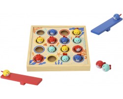 Flying Fish Diving Wooden Skill Game 19-piece
