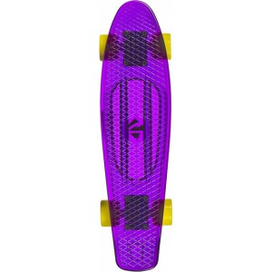 skateboard Juicy SusiClear Purple 57 cm polypropylene yellow