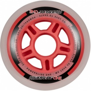 skate wheels One 84 mm red per 8 pieces