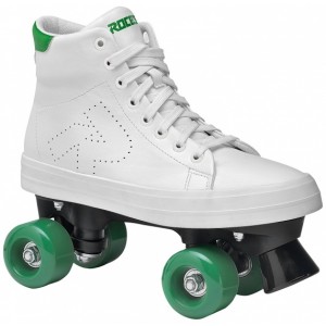 Ace roller skates ladies white / green size 40