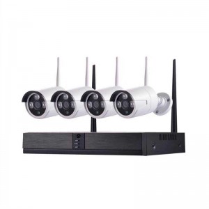 Ασύρματο καταγραφικό δικτύου με 4 κάμερες - CCTV Security Recording System - 020255