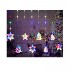 Χριστουγεννιάτικα διακοσμητικά φώτα LED - Κουρτίνα - 229162