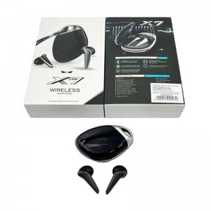 Ασύρματα ακουστικά Bluetooth με θήκη φόρτισης - X7 - 488446 - Black