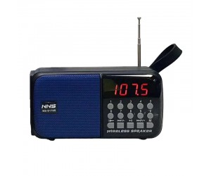 Επαναφορτιζόμενο ραδιόφωνο με ηλιακό πάνελ - NS-179S - 861794 - Blue